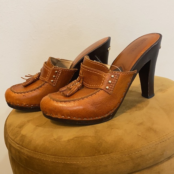 Micheal Kors Brown Loafer Heels | Size 7 - Picture 2 of 4